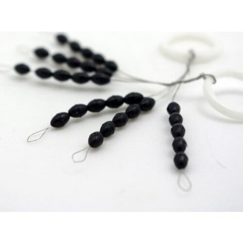 Fishing Space Bean Quality Crude Rubber Black Super Soft Cylinder Oliver Lure Fishing Accessories