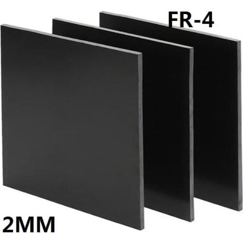 2mm thick black FR4 fiberglass sheet glass fibre plate GFRP GF board black epoxy plate FR-4 Insulation and anti-static sheet