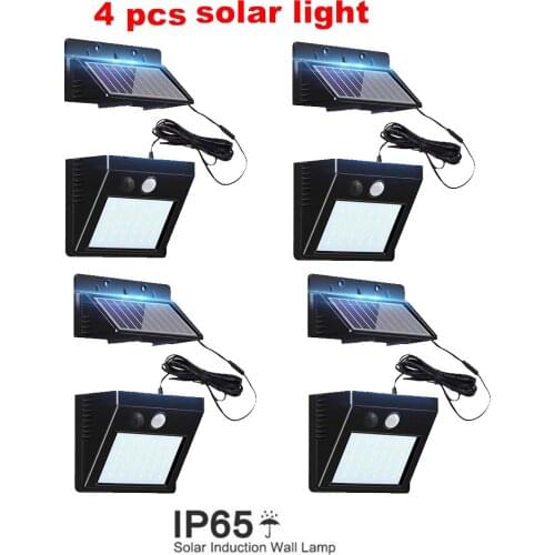 30 LED Motion Sensor Solar Light Outdoor Garden Decoration Fence Stair Pathway Yard Sunlight Security Solar LED Wall Lampoptiona
