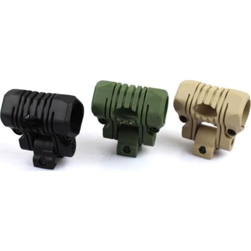 Outdoor Tactical Helmet Flashlight Fixture Bracket Adapter Sports Light Stand Tactical Flashlight Bracket Mount Rail Clamp