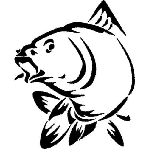 Waterproof Carp Fishing Car Styling Stickers Truck Kayak Boat Decals Decoration