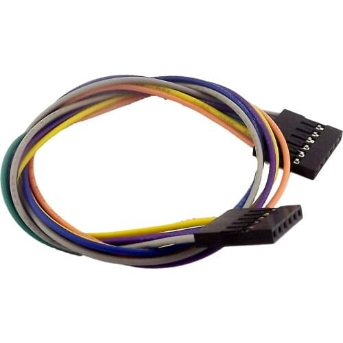 10x 30cm 6Pin Header Female to Female Dupont Wire Color Jumper Extension Connector Cable for Arduino