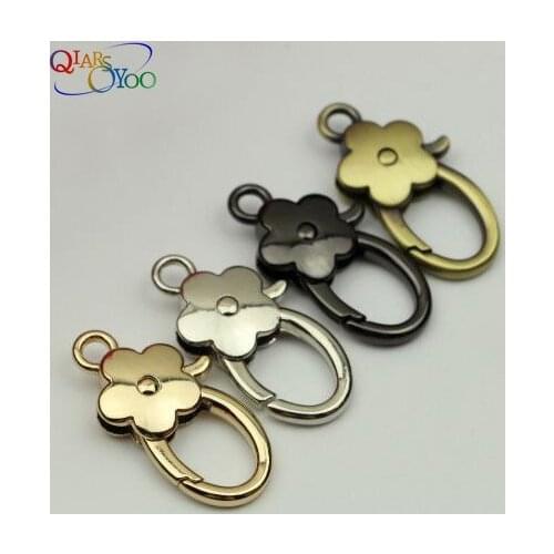 4pcs Bag hook dog buckle key chain Lobster Clasps DIY accessories luggage accessories Swivel Trigger Clips Snap Hook For 3.5mm