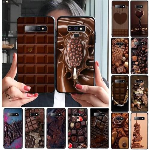 YNDFCNB Delicious chocolate Phone Case For Samsung Galaxy A30 A20 S20 A50S A30S A71 A10 A10S A7 A8 A6 plus Cases