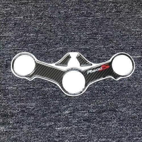 For BMW Motorrad R1200S 2006-2010 3D Carbon-look Upper Triple Yoke Defender