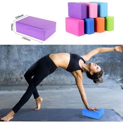 1pc Thickened High Density EVA Yoga Bricks Eco-friendly Solid Foaming Yoga Blocks Home Gym Fitness Tool Yoga Accessories