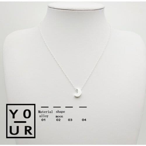 Collane Moon Satanic Moda Sautoir Femme Long Popsocket Bridesmaid Gift Bijoux Luna Colgantes Wholesale Dropshipping Sevgil Sal