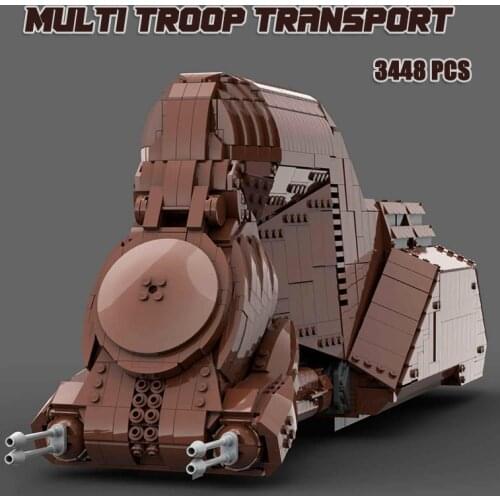 Star Movie Series Multi Troop Transport Moc Building Blocks Space SW Vehicle Transport Battleship Bricks Kid Toys Gift