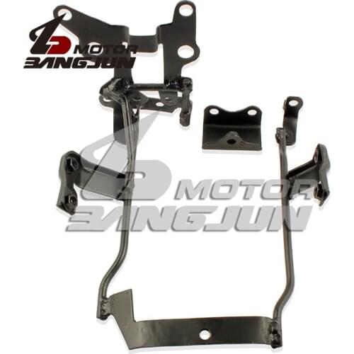 Motorcycle Headlight Bracket Universal Mount Stand Instruments Support For YAMAHA FZ6N FZ6S 2004-2005-2006