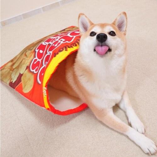 Pet Dog Beds Mat for Small Medium Large Dogs with Pets Pillow Puppy Potato Chips Bag Bulldog easy cleaning Kennel Cat Blanket