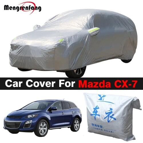 Outdoor Car Cover SUV Anti-UV Sun Shade Rain Snow Resistant Cover Dustproof For Mazda CX-7 CX7