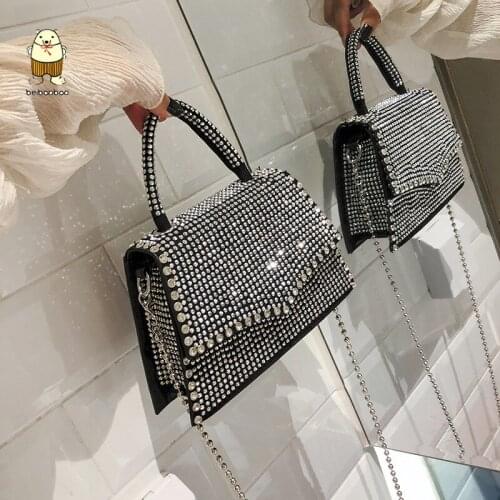 Beibaobao 2021 New Quality PU Leather Womens Handbag Diamond Flap Small Bag Chain Shoulder Bag Travel Bag