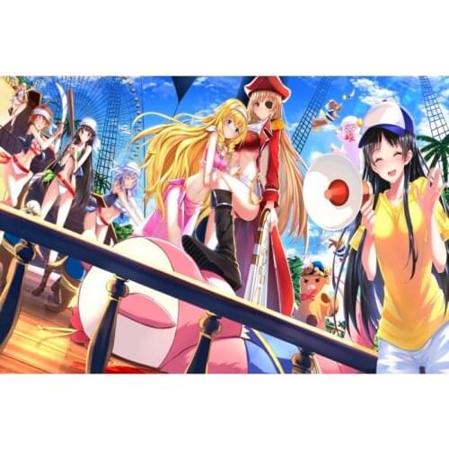 New Arrival Custom Amagi Brilliant Park Poster Home Decoration Fashion Silk Fabric Wall Poster 27X40cm30X45cm