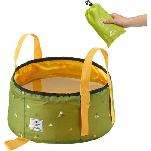 【New store 】 Portable Outdoor Travel Folding Water Bucket Wash Basin For Camping Hiking Picnic NH18L010-P Naturehik