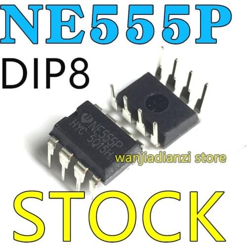 NEW NE555 NE555P NE555N DIP8 Single high precision timer chip The clock/programmable timer and oscillator, time base integrated