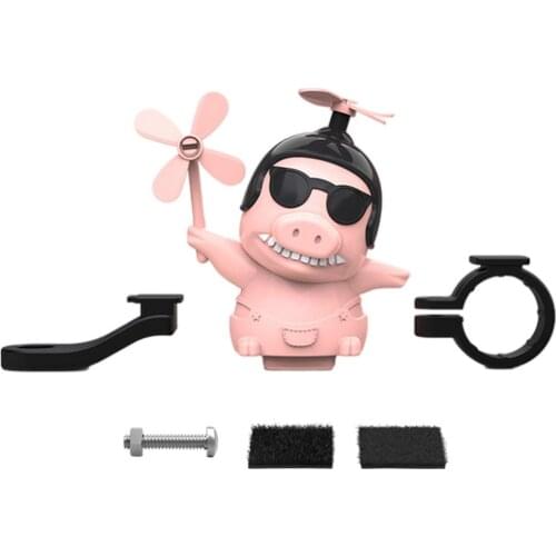 New style Motorcycle Windmill Pig Helmet Decoration Cut Windmill Pig for Motorcycle Rear Decoration