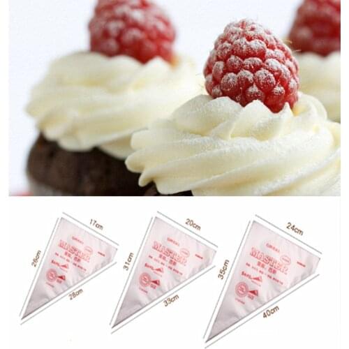 20/50/100Pcs Disposable Patisserie Bag S/M/L Size Confectionery Bags for Cake Fondant Decorating Kitchen Baking Piping Bag Tools