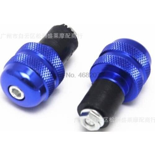 By DHL or Fedex 200set Aluminum 22mm 7/8 inch Motorcycle Handlebar Gear Balanced Plug Universal Handle Bar 4colors cheapest