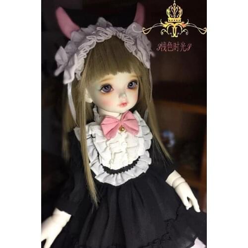 Cat Girl Fantasy Lolita Dress For 1/6 1/4 MSD 1/3 YOSD BJD Doll Dollfie Outfi