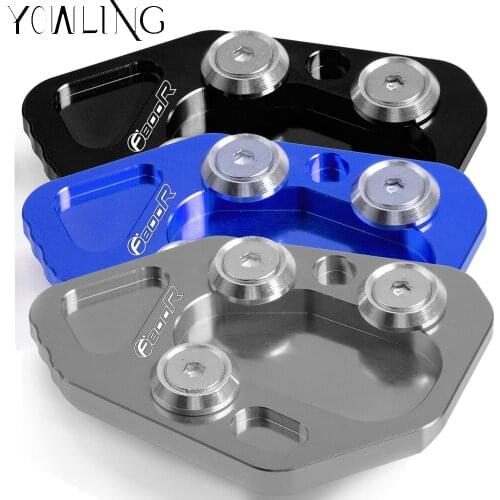 FOR BMW F800R 2010 2011 2012 2013 2014 2015 2016 Motorcycle Side Stand Pad Enlargement Enlarger Plate Kickstand Extension F800R