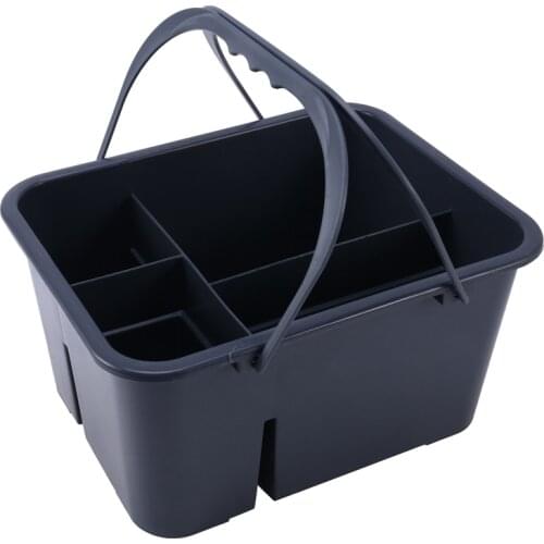 Practical Sundries Cleaning Basket Plastic Portable Tool Box Storage Basket Hotel Cleaning Cleaning Sanitation Tool Basket