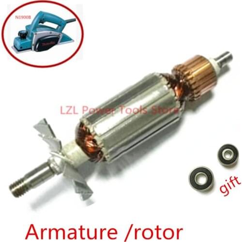 AC 220-240V Armature Motor Engine Rotor Replacement for MAKITA N1900B 1900B Portable Planer Wood Rotorcutter