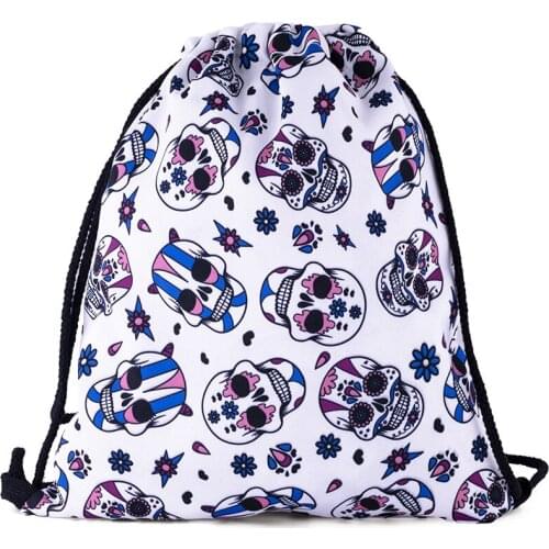 Pocke trope Women geometric Backpack 3D Dinosaur printing travel softback women drawstring bag mens backpacks bags Bundle new