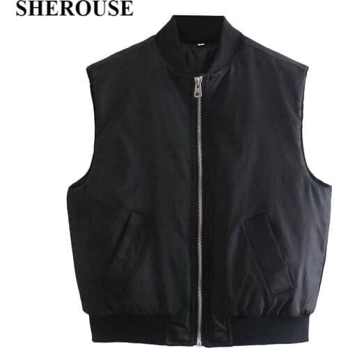Женские зимние жилеты Sherouse China At AliExpress