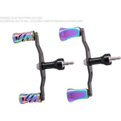 Spinning Carbon Reel Handle Eging Light Game For Daiwa Fuego Luvias Caldia LT 110mm 115mm Double Handle