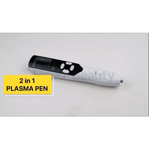 High quality 2 in 1 Ozone beauty fibroplasma plasma pen skin rejuvenation spot wrinkle removal plasma pen for acne treatment