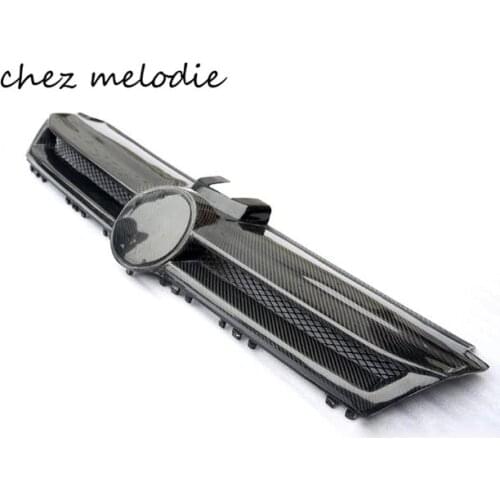 Top quality real Carbon fiber Car front grill For Volkswagen GOLF 7 MK7 7.5 normal standard version/GTI/R/Rline 2014-2020
