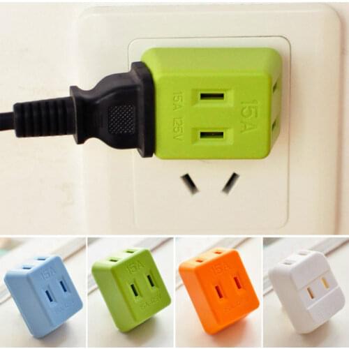 Charging Plug Portable Electrical Outlet Wall Plug Travel Power Strip Triple Tap Travel Adapter Splitter Power Socket 6ZCF128