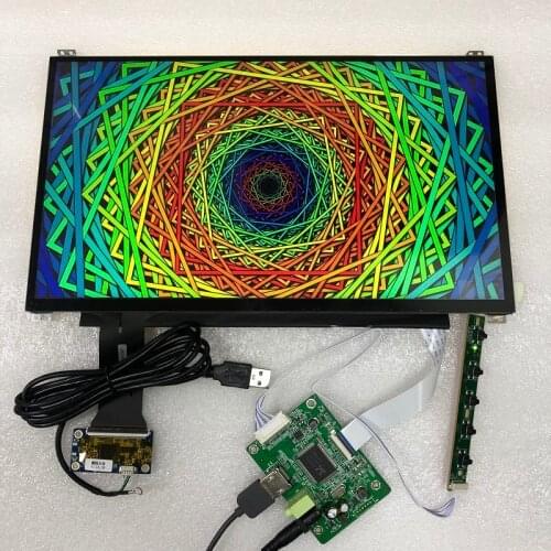 13.3 inch display capacitive touch module kit1920x1080 IPS HDMI LCD Module Car Raspberry Pi 3 10 point capacitive touch Monitor