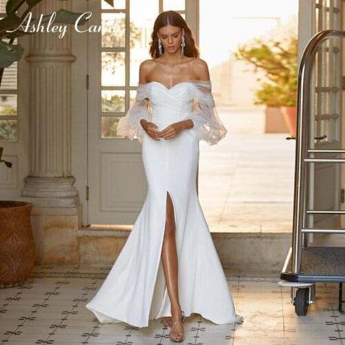 Ashley Carol Satin Wedding Dresses