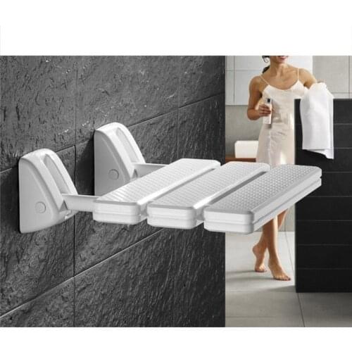 Wall Mounted Shower Seat Bathroom Shower Folding Seat Folding Beach Bath Shower U2JD