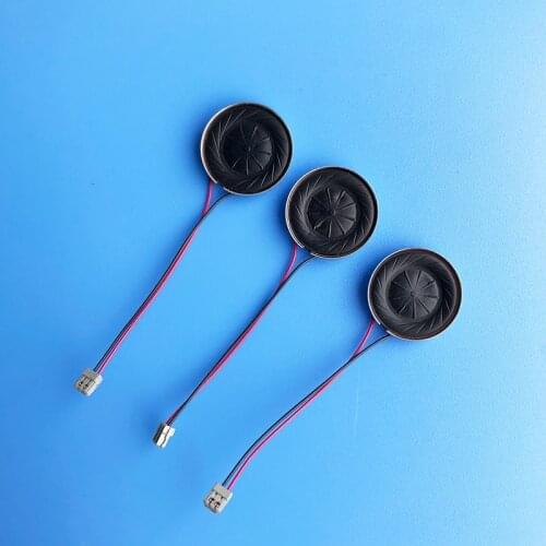 New Ultra-thin mini sound speaker 8 ohms 1 watt 8R 1W speaker diameter 15mm thickness 3mm Loudspeaker with cable 40mm