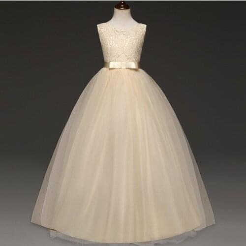 Teenage Girl Dresses Long Formal Prom Gown for Kids Girls Clothing Wedding Party Tutu Dress Christmas Party Children Clothes