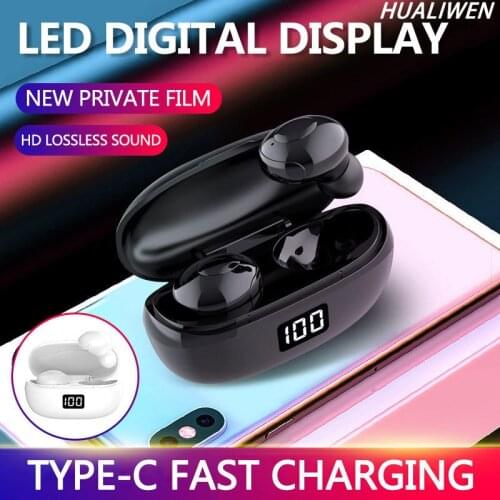 TWS Bluetooth 5.0 Earphones 300mAh Charging Box Wireless Headphone 9D Stereo Sports Waterproof Earbuds Headsets With Microphone