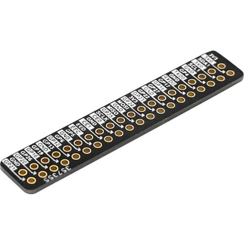 External Dupont Line Breadboard PCB Distinguishable GPIO Pin Reference Board for Raspberry Pi 2 Model B / B