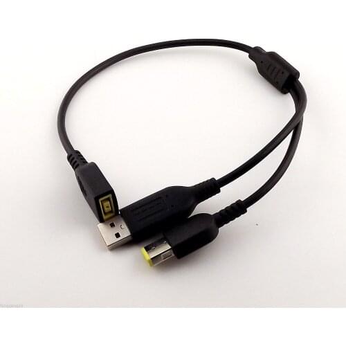 10pcs Rectangle Female to Male Plug with FOR-Yoga3 Pro Power Cable for Lenovo Thinkpad 40cm