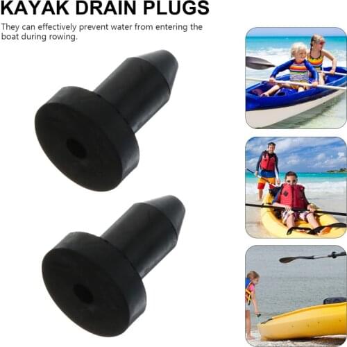 2pcs Kayak Drain Plugs Kayak Drain Plug Drain Stoppers Fits Most Kayak Canoe Kayak drain plug