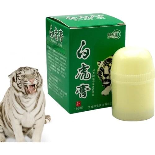 15g White Tiger Balm Original Ointment Treatment Dizziness Stomachache Pain Relief Cream Headache Essential For Life Plaster