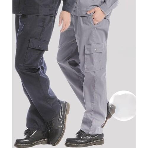 Spring Working Pants Multi Pocket Cargo Pants Outdoor Work Clothes Breathable Durable Uniform Loose Jogger Straight Trousers 4XL