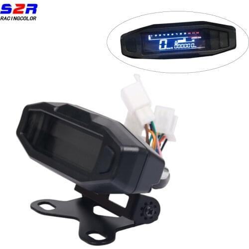 Motorcycle Digital Speedometer Tachometer Dash board Instrument Panel Odometer LCD Display for Moto Accessorie For Russian KR200