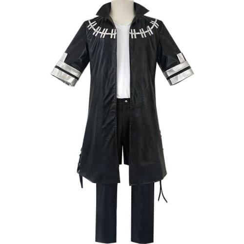 Dabi Anime Cosplay My Hero Academia Costume Halloween Black Suits For Adults Coats and Trousers For Men Harajuku