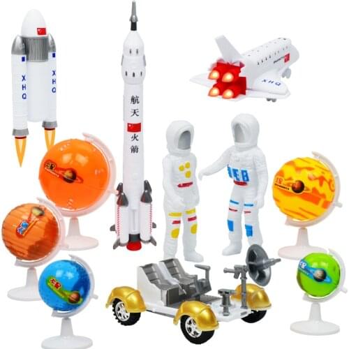Kids Space Exploration Montessori Toys Educational Toys For Children Planet Planet Astronauts Figure Model Dolls Pretend Play