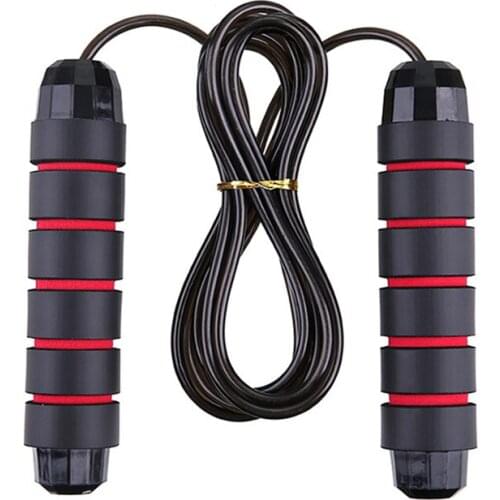 Breathable Non-knotted Steel Ball Bearing Is Not Easy To Break Steel Wire Skipping Rope Home Fitness Exercise Slimming