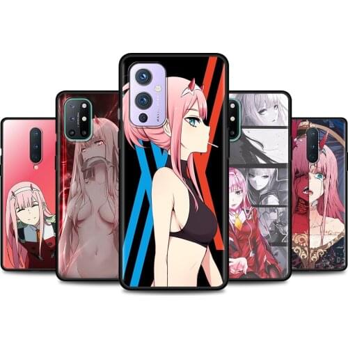 Phone Case For Oneplus 9 Pro 9R 8 8T 7 7T Nord N100 N10 Z Cover Anime Zero Two Darling in the FranXX TPU Shell Silicone Funda