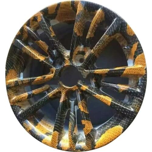 ITAATOP TSPD1208 New deisgn Top quality pattern yellow skin droff Water Transfer Printing Film Hydrographic Film