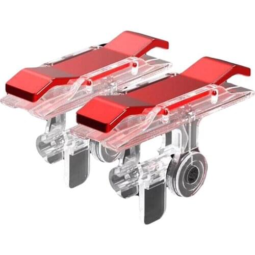 2PCS PUBG Mobile Game Controller Gamepad Trigger Aim Button L R1 Shooting Joystick For Different Model Phone Game Pad Accesorios